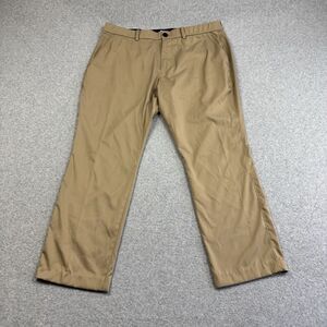 MSX by Michael Strahan‎ Pants Mens 38x30 Beige Khaki Lighweight Stretch Slacks